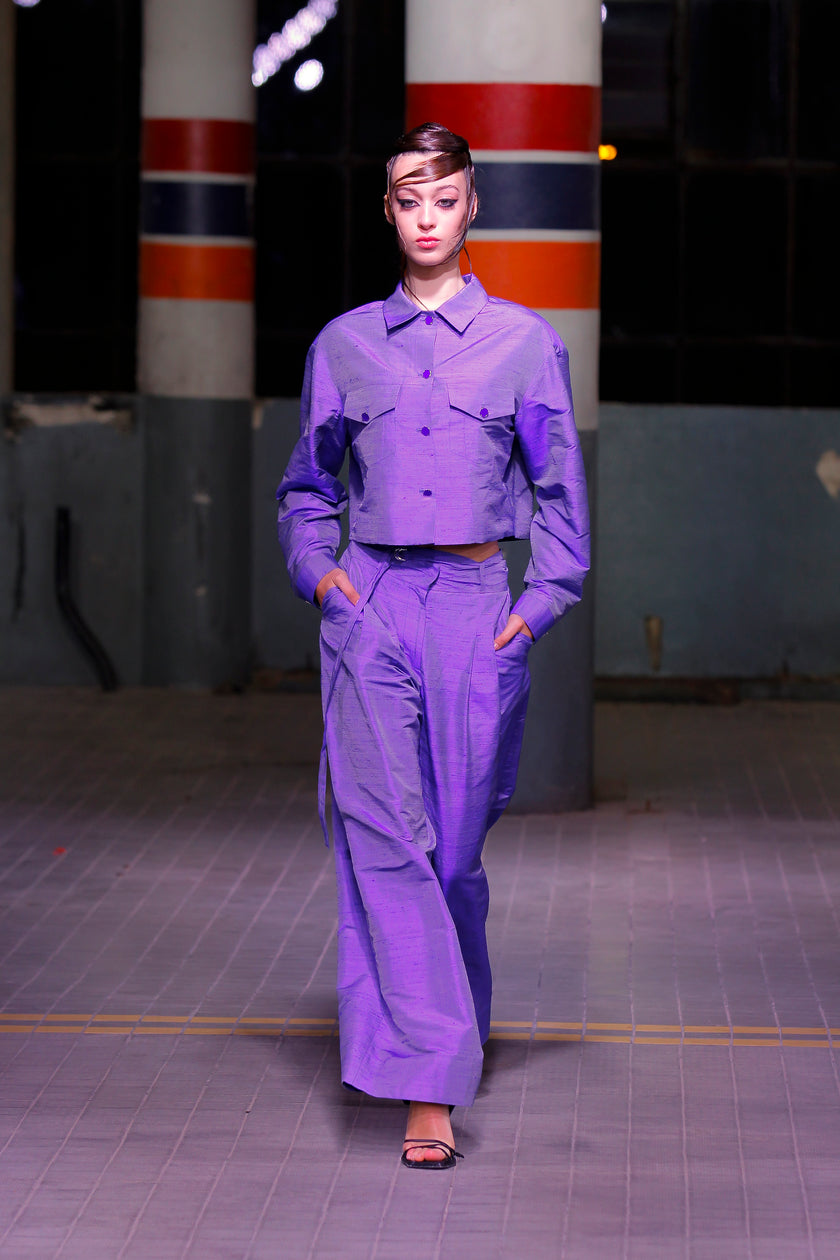 Silk Large Pants