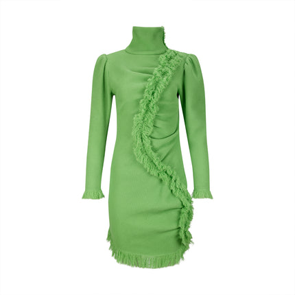 Knit Turtleneck Dress