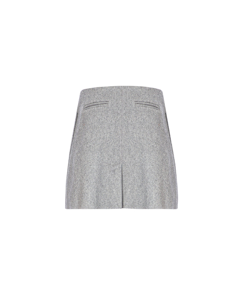 Wool Pleated Skirt – NOPIN - Main Image