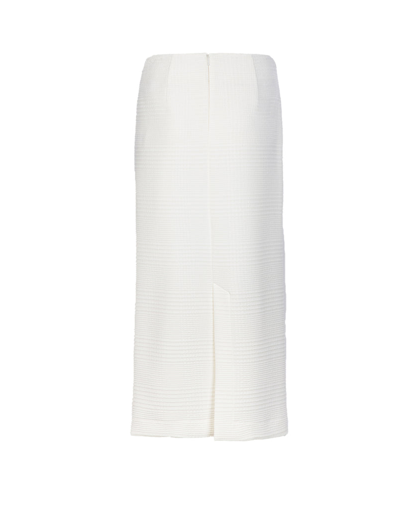 Textured Midi Skirt