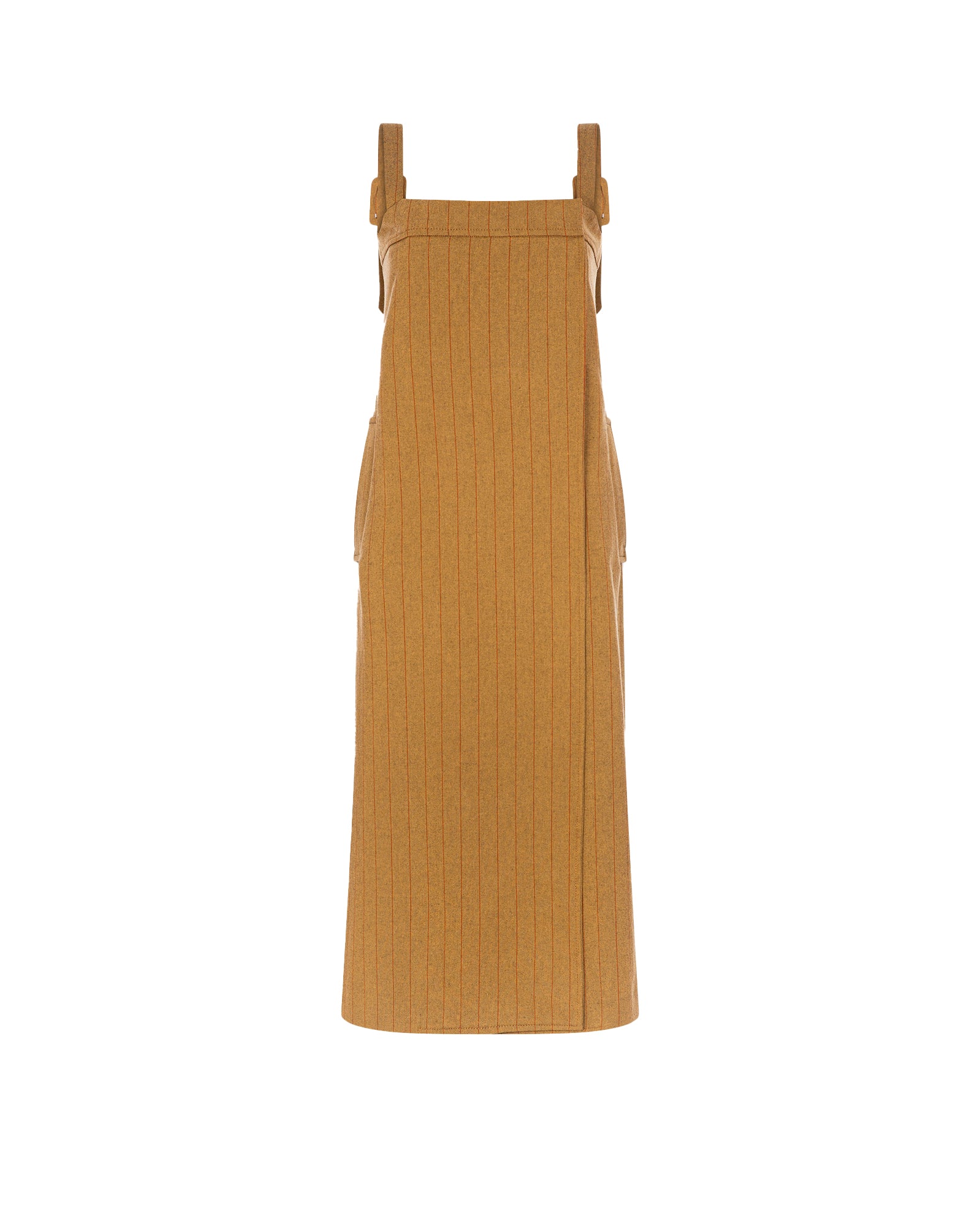 Double-Breasted Dress with Stripes