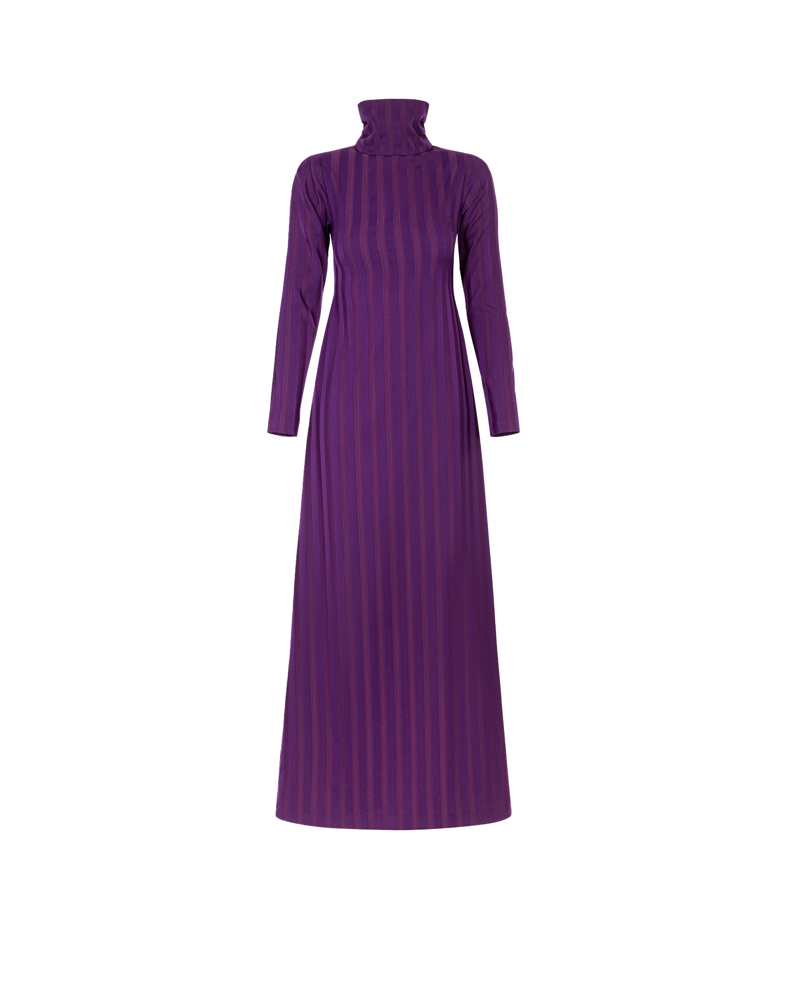 Stripe Turtleneck Dress