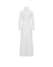 Textured Flower Long Dress