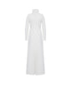 Textured Flower Long Dress