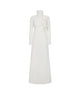 Textured Flower Long Dress
