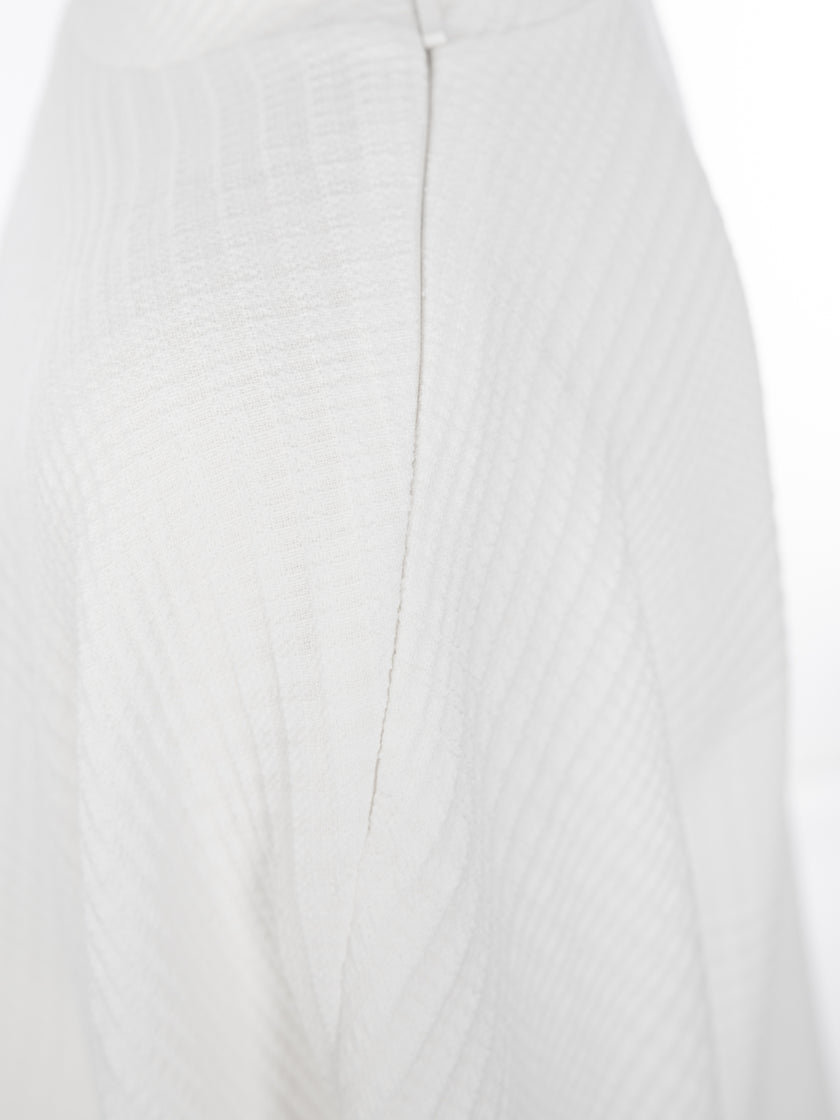 Textured Bat Sleeve Sweater