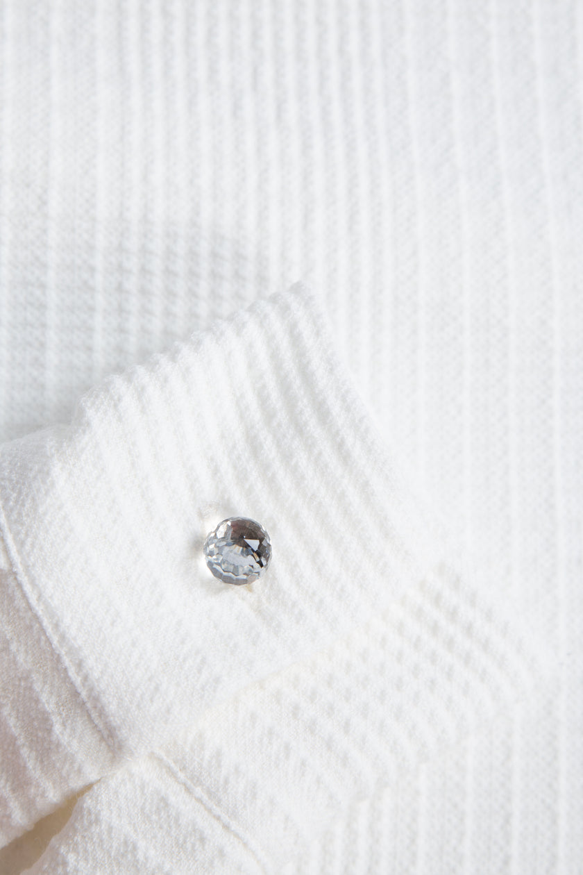 Textured Turtleneck Sweater