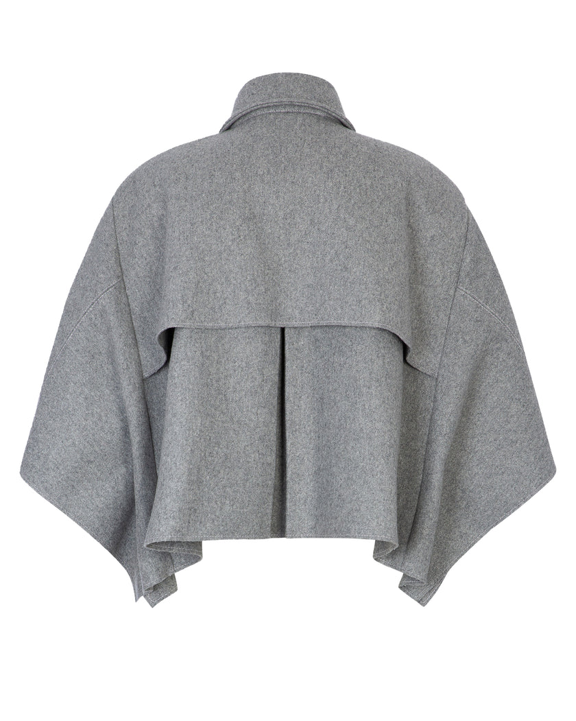 Wool Cape Coat