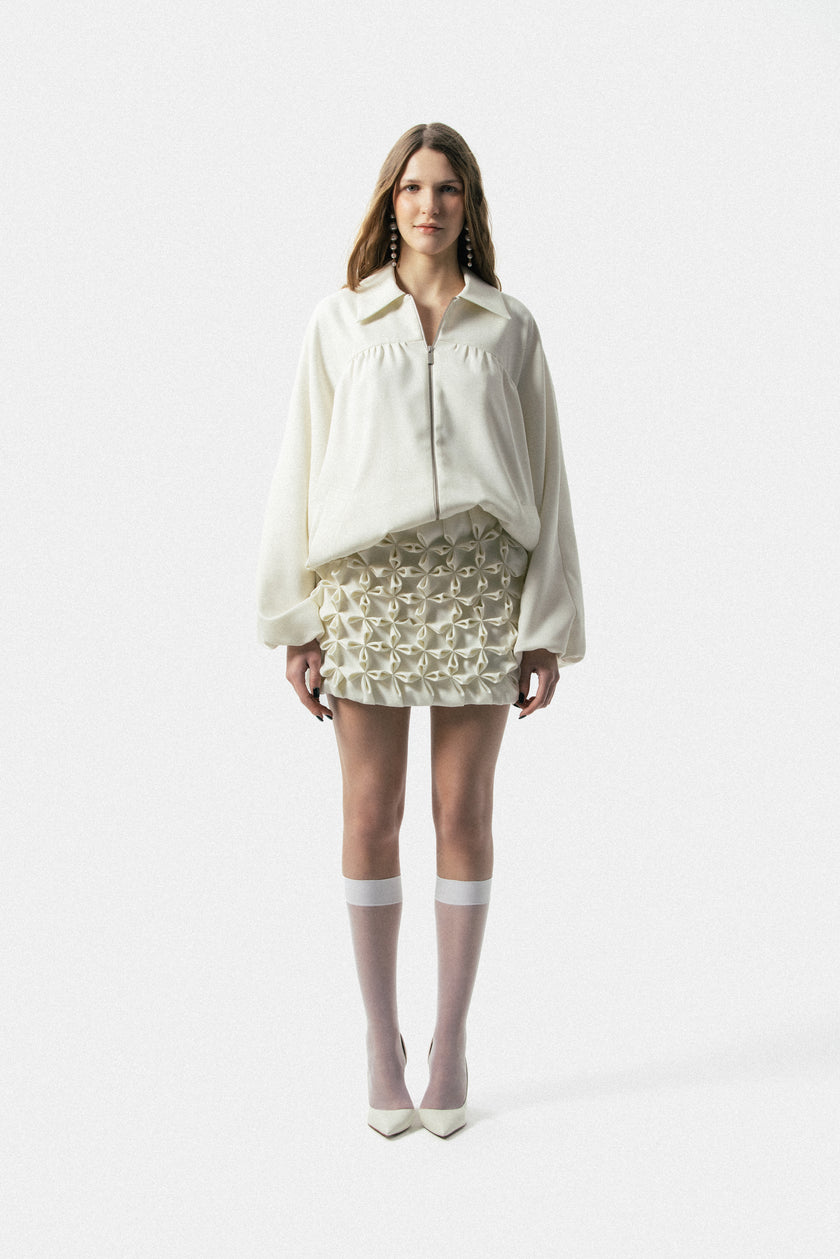 Handmade Flower Mini Skirt