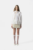 Ruffled Blouse with Bow