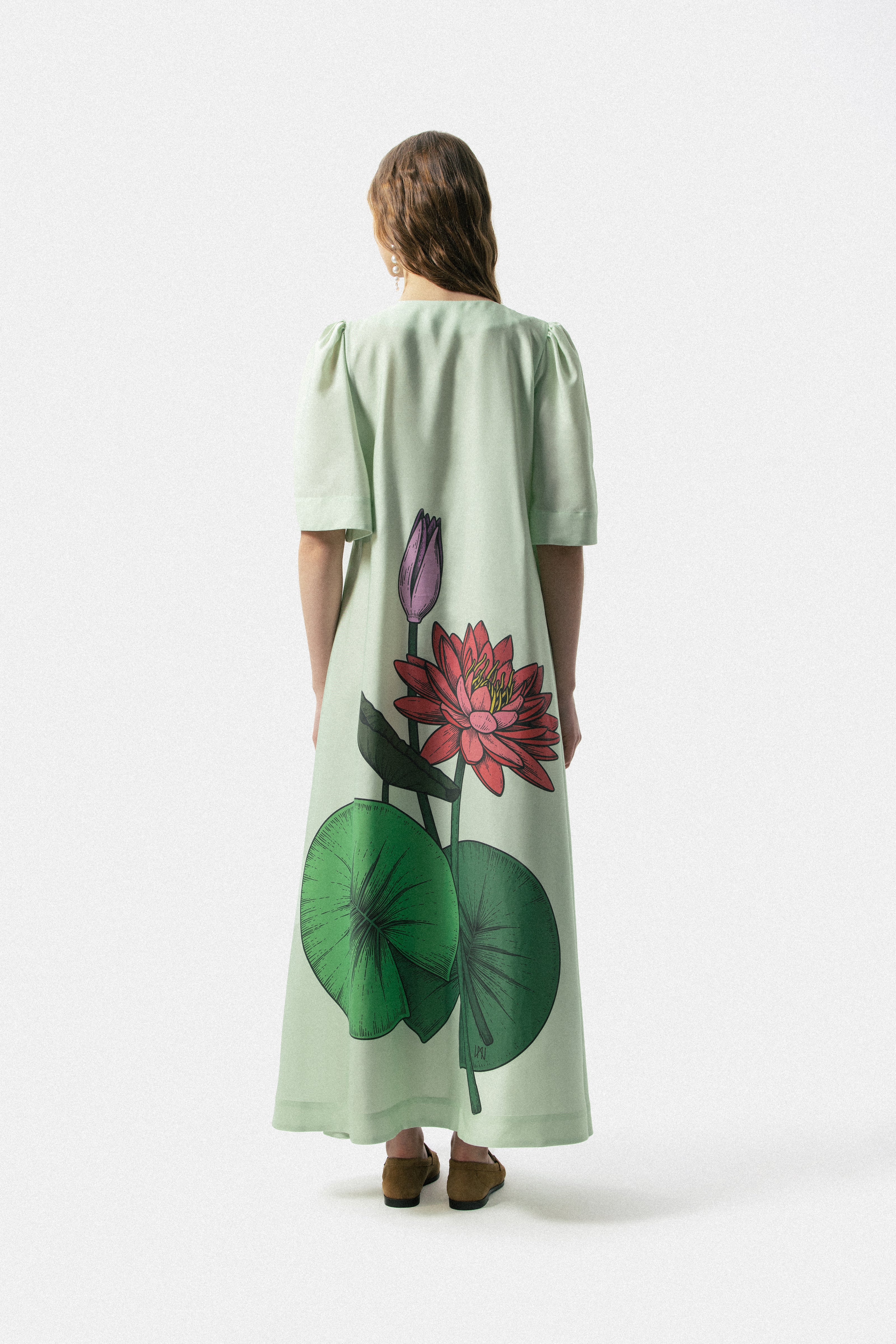 Floral Printed Long Dress