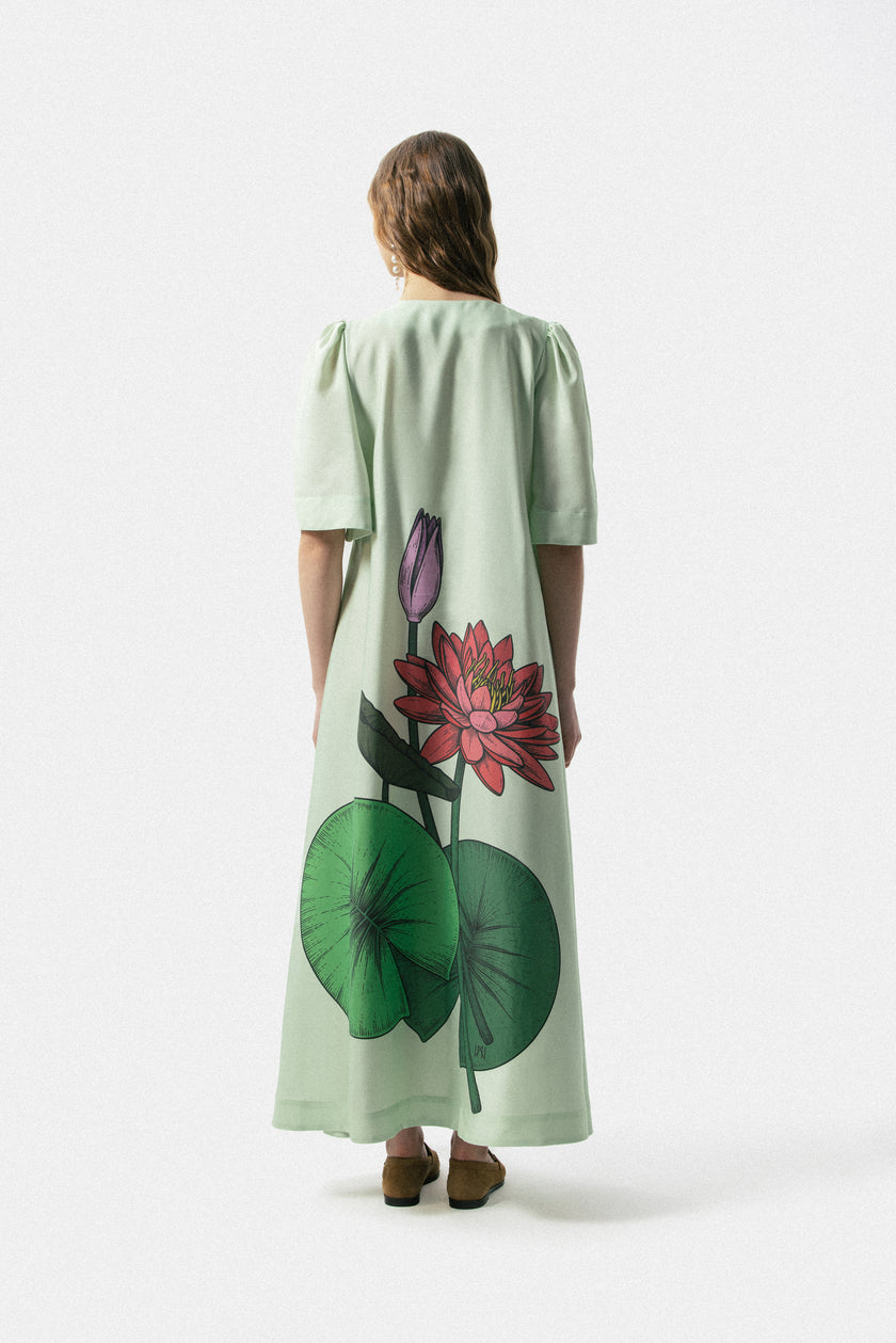 Floral Printed Long Dress