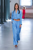 Lyocell and Linen Wide Pants
