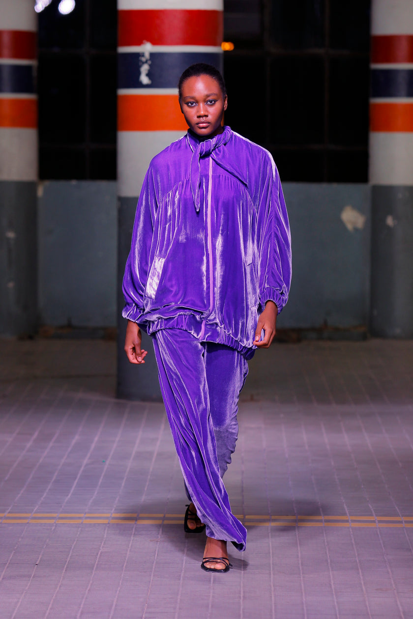 Velvet Silk Large Pants