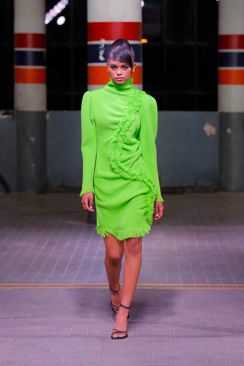 Knit Turtleneck Dress