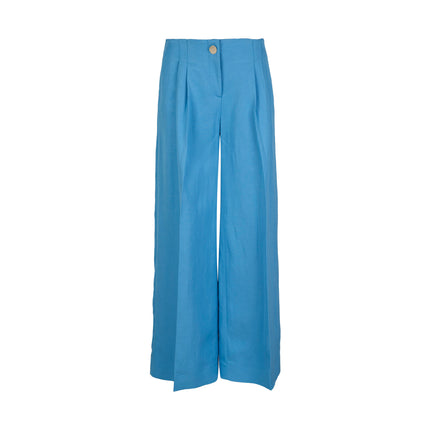 Lyocell and Linen Wide Pants