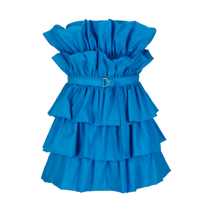 Ecocare Bandeau Dress with Ruffles