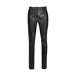 Calça jeans masculina com folha transparente