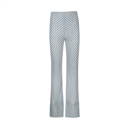 Striped Baby Blue and White Pants