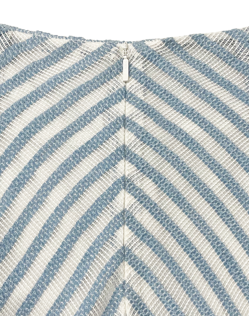 Striped Baby Blue and White Pants