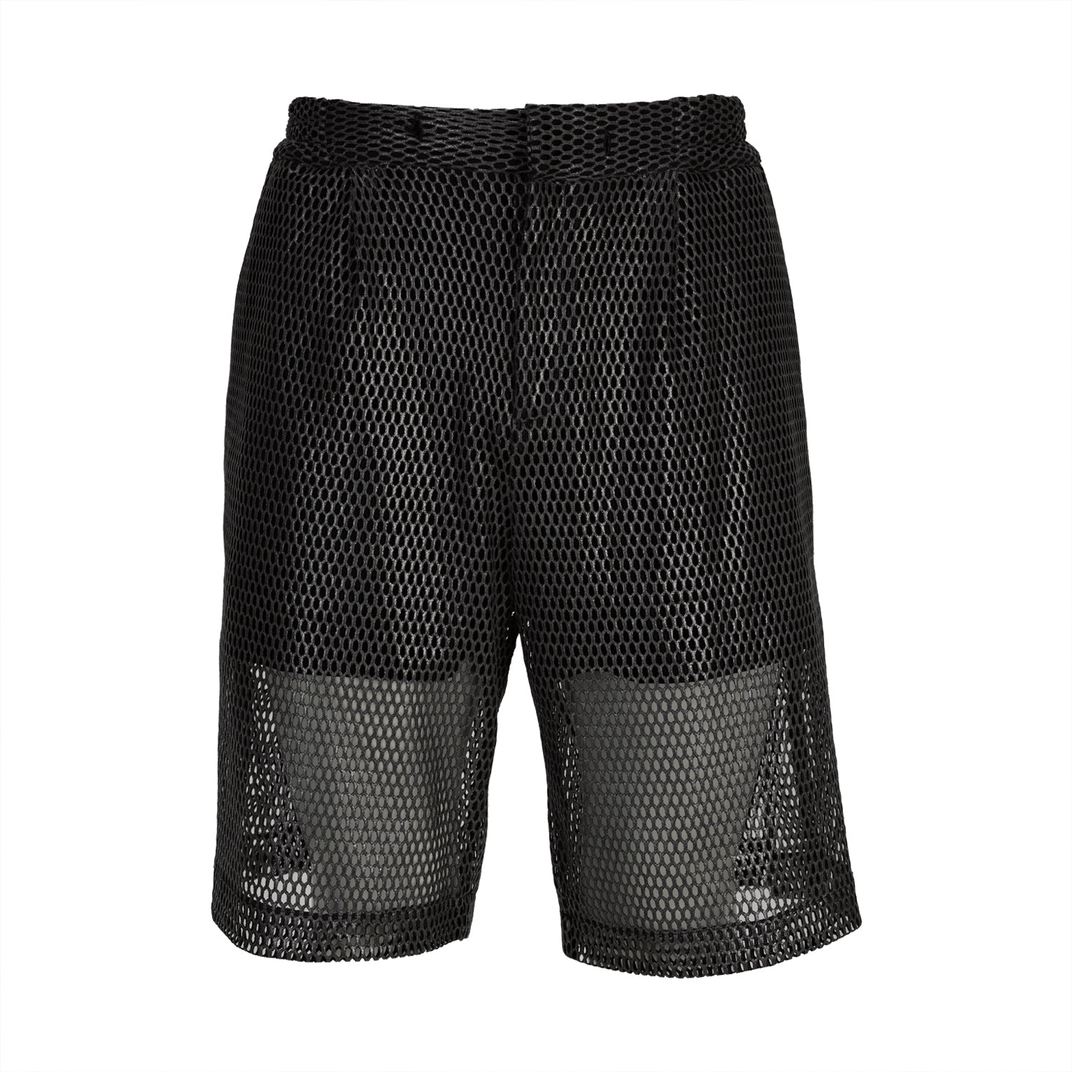 Mesh Shorts with Transparent Foil