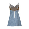 Cotton Blue Slip Dress