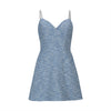 Cotton Blue Slip Dress