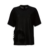 Tulle T-shirt with Fringed Lace