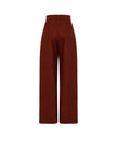 Shiny Linen Large Pants