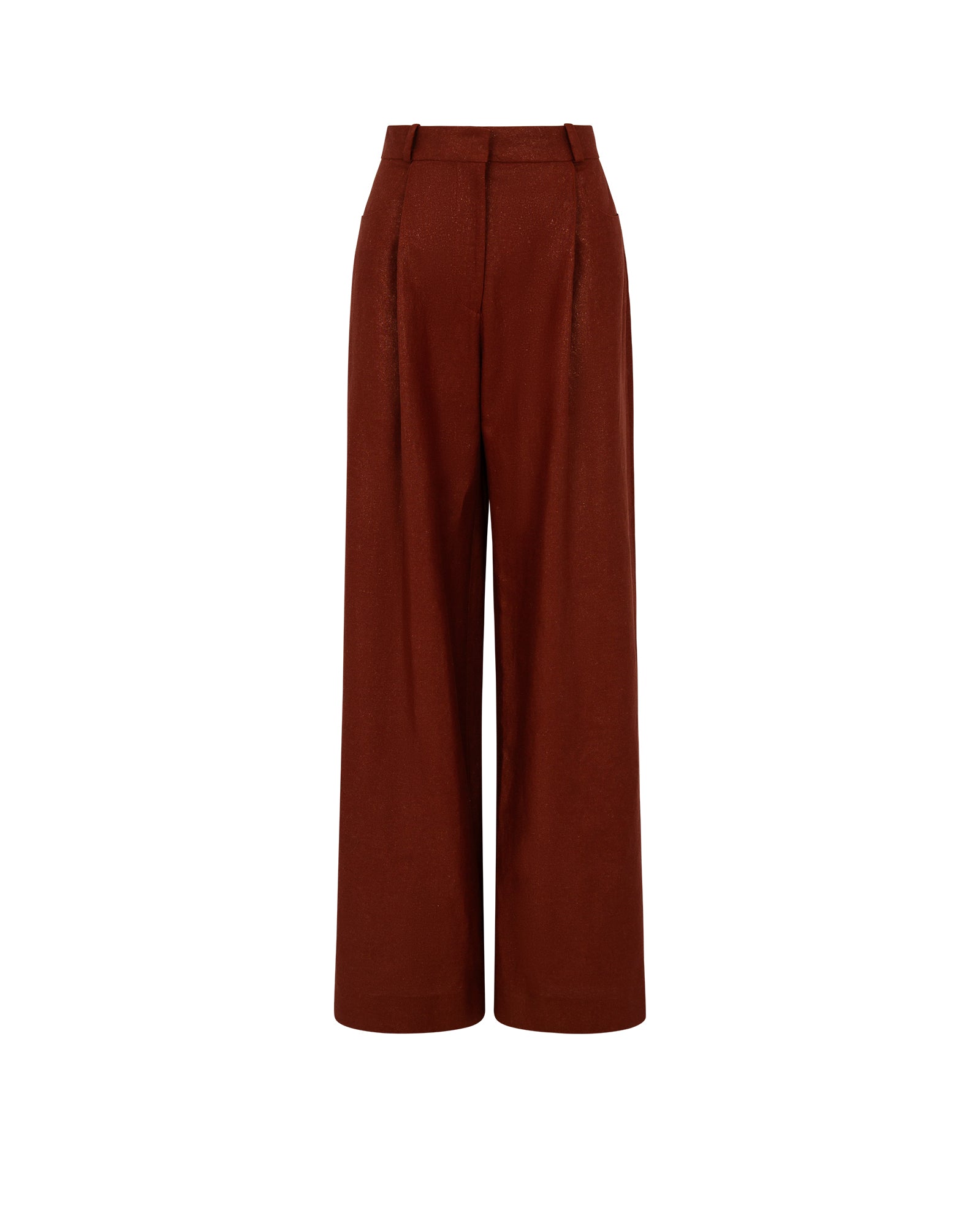 Shiny Linen Large Pants