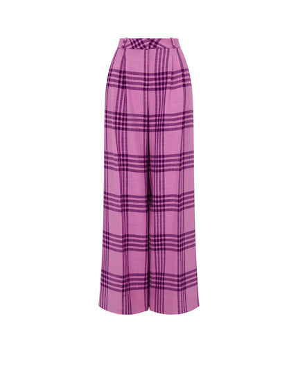 Plaid Large Pants
