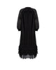 Ruffled V-Neck Long Dress