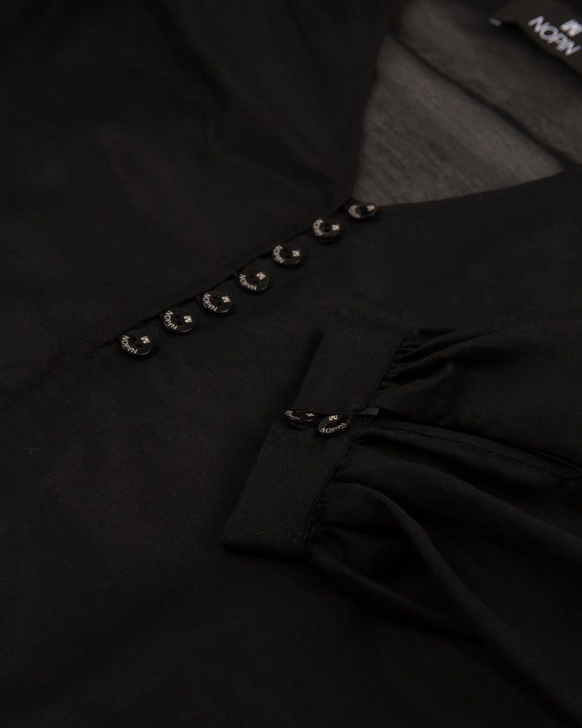 Ruffled Blouse with Bow