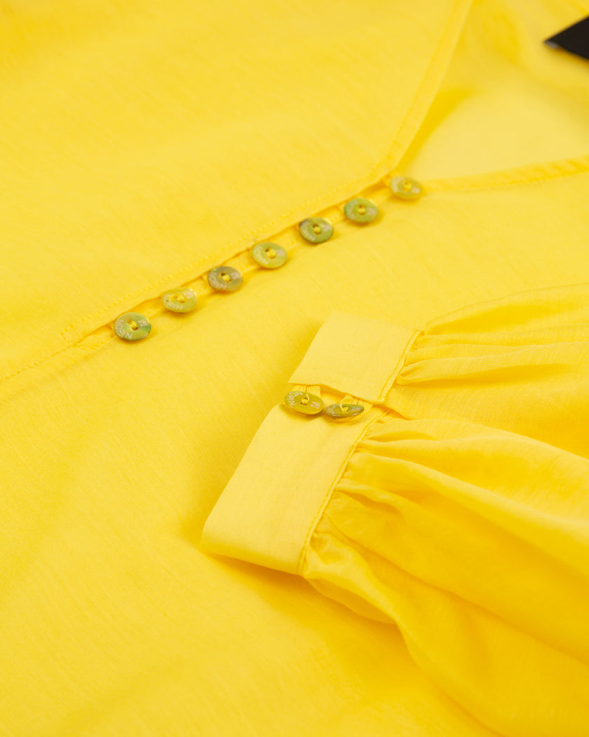 Ruffled Blouse with Bow