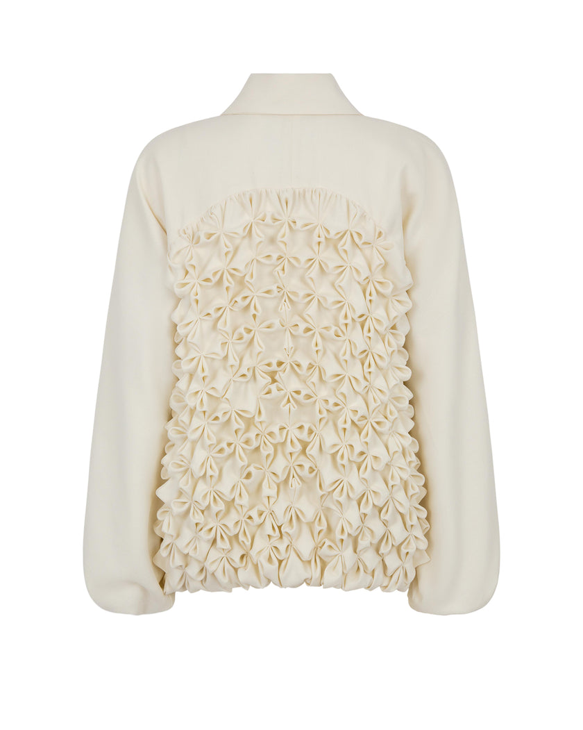 Handmade Flower Bomber Jacket