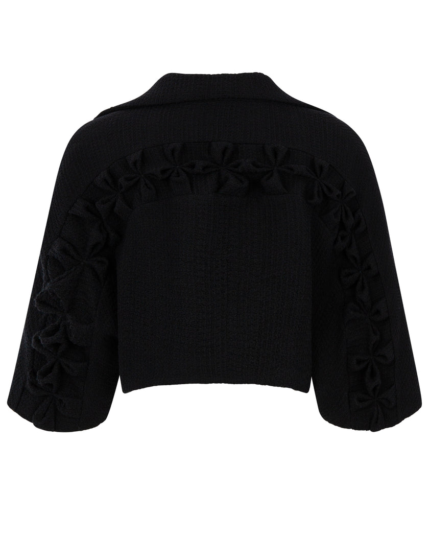 Handmade Flower Short Coat