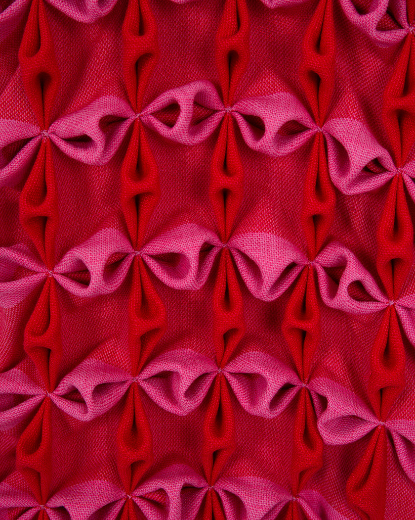 Plaid Handmade Flower Bomber Jacket