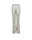Metallic Linen Straight Pants