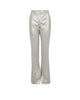 Metallic Linen Straight Pants