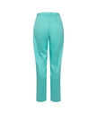 Turquoise pants on a white background
