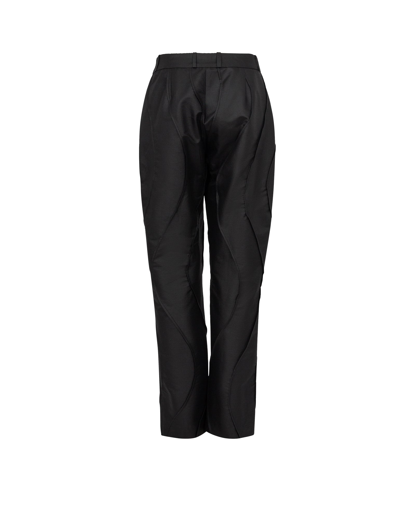 Black pants on a white background