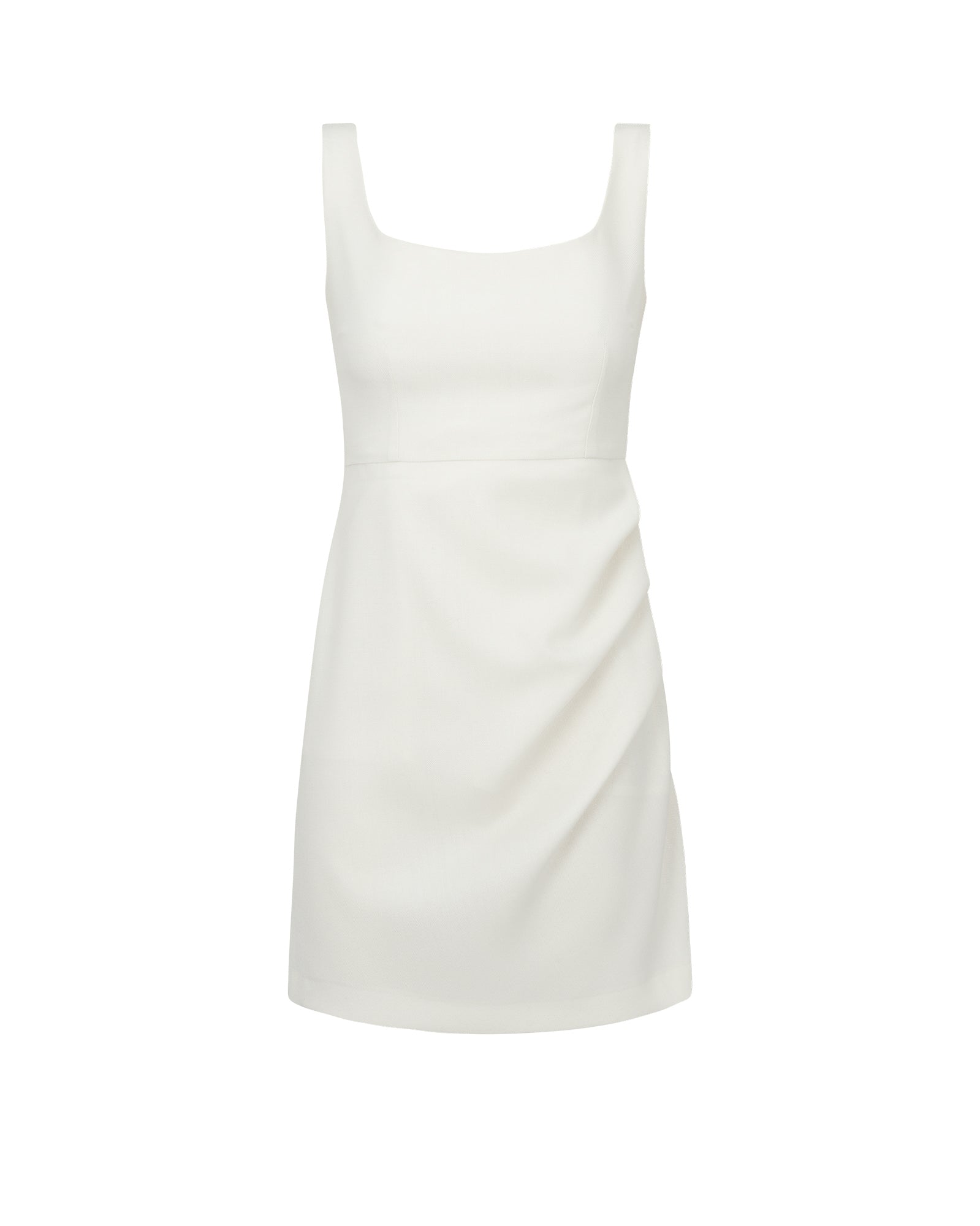 White dress on a white background