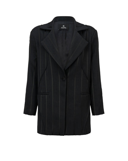 Black coat on a white background