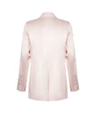 Satin Viscose Long Blazer