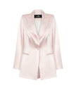 Satin Viscose Long Blazer