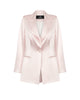Satin Viscose Long Blazer