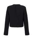 Black blazer on a white background