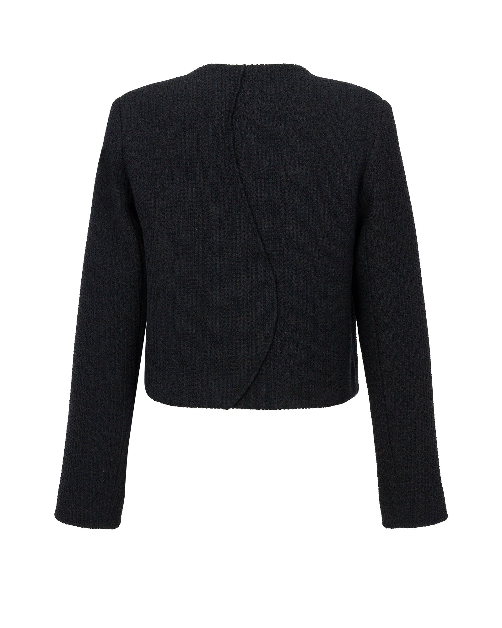 Black blazer on a white background