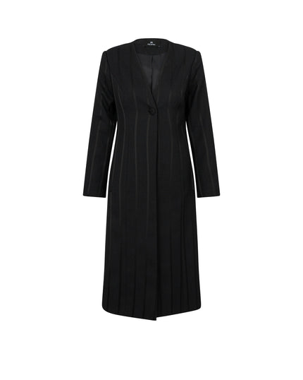 Black coat on a white background