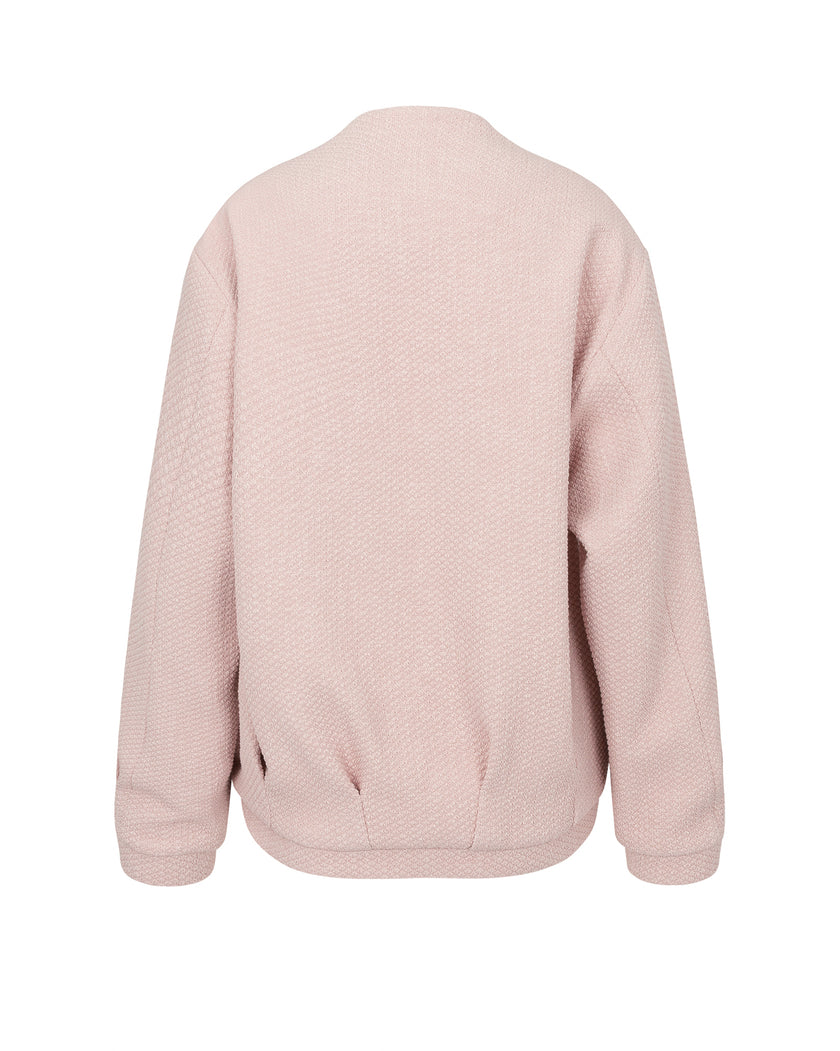 Pink jacket on a white background